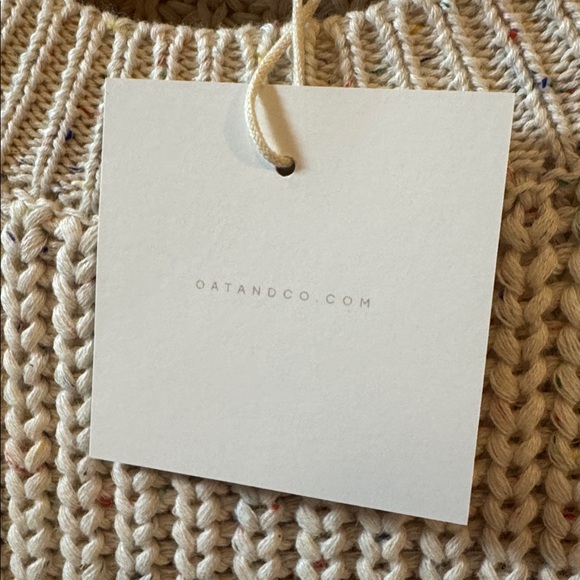 NWT 6/7 OAT & Co Pebble Chunky Knit Sweater & Sprinkle Knit Pant! - Picture 4 of 16